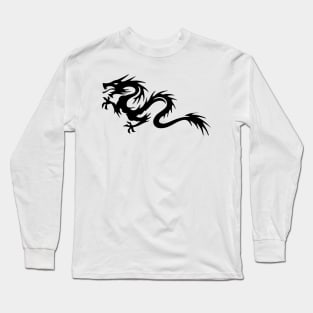 Tribal Dragon Long Sleeve T-Shirt